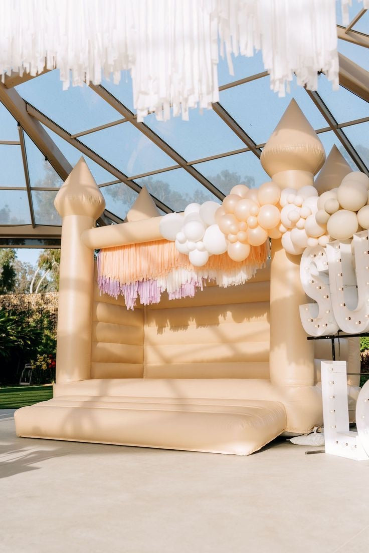 13 X 13 Beige Bounce House