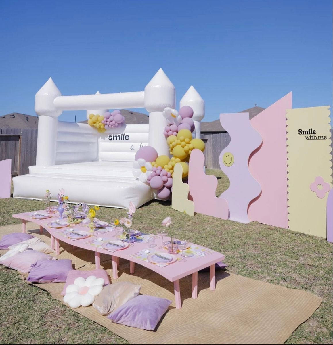 13 X 13 White Bounce House