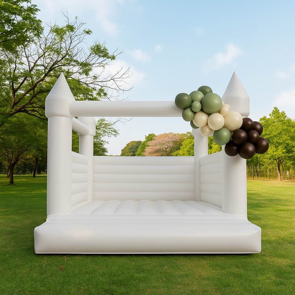 17 X 17 White Bounce House