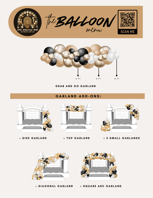 Balloon Garland Add-On for Bounce House