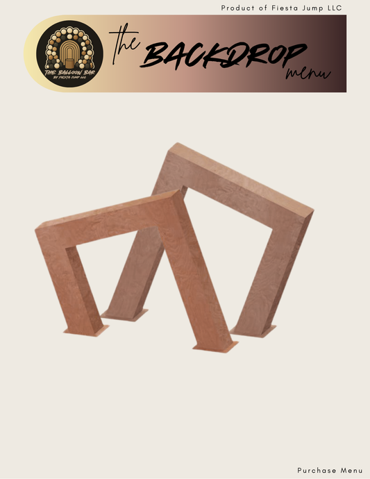 3D Rectangular Arch Abstract Set