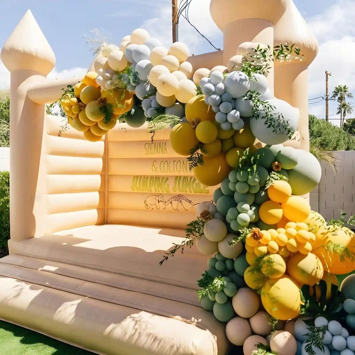 13 X 13 Beige Bounce House