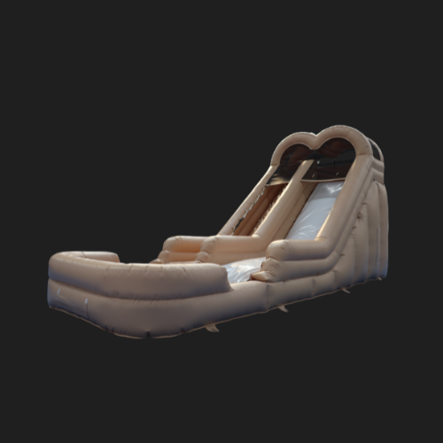16ft Beige Water or Dry Slide