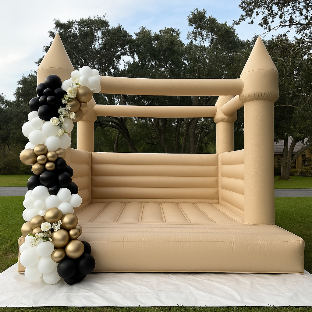13 X 13 Beige Bounce House