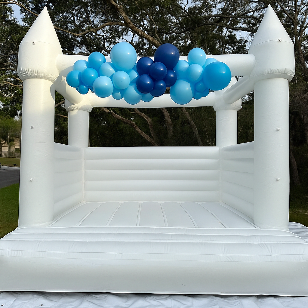 15 X 15 White Bounce House