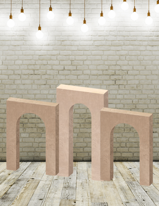 3D Rectangular Arch Backdrop Set