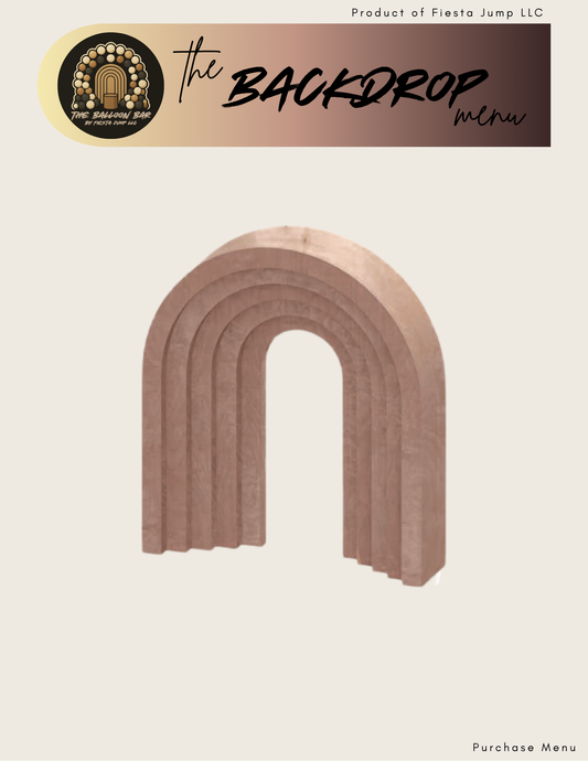 3D Arch Backdrop